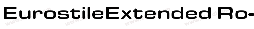 EurostileExtended Ro字体转换